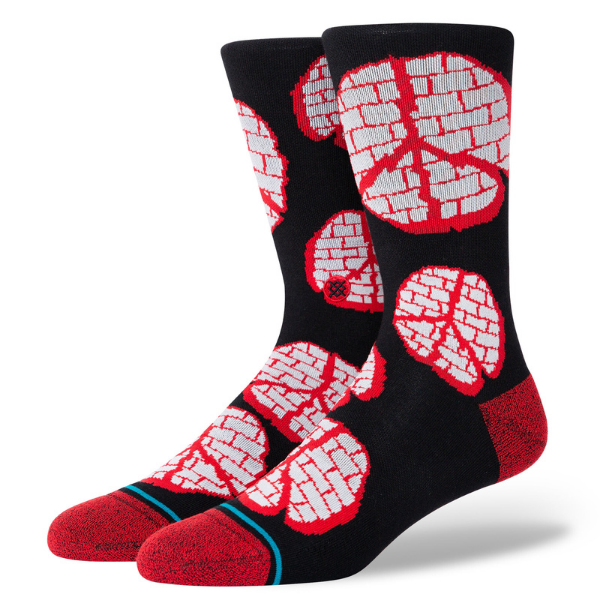 STANCE 'Bonez' Crew Socks - 'Black