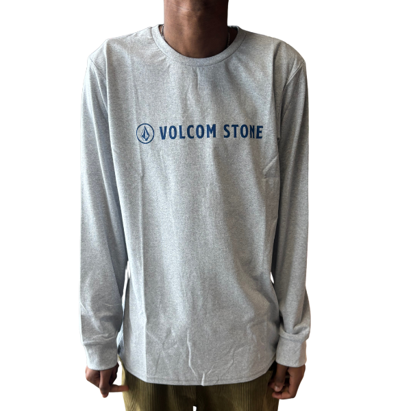 Volcom Head Em Up Long sleeve Tee (Grey Melange)