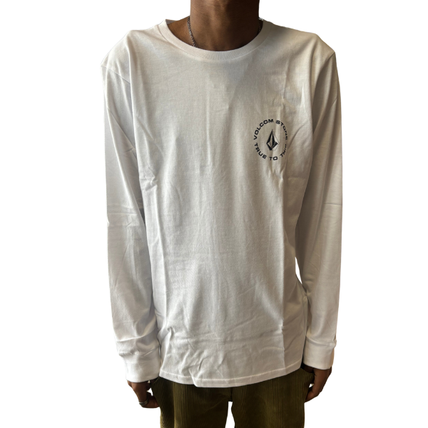 Volcom - Mangler Long sleeve Tee (White)