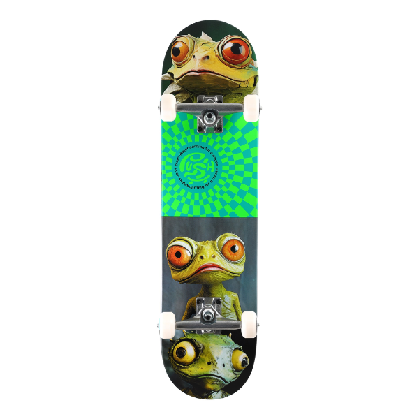 Push Skateboarding - Gecko 8.0 Complete Skateboard (Green)