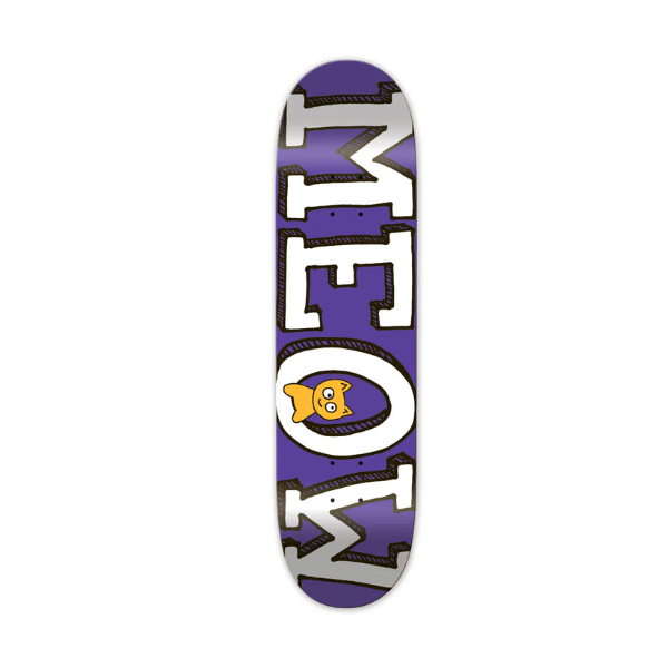 Meow - Logo Complete 8.25" (Purple)